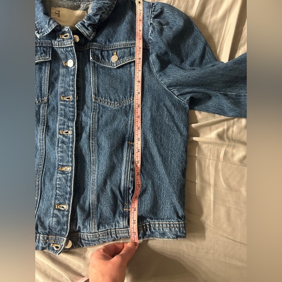 Anthro Pilcro puff sleeve denim jacket - XL - Picture 7 of 8